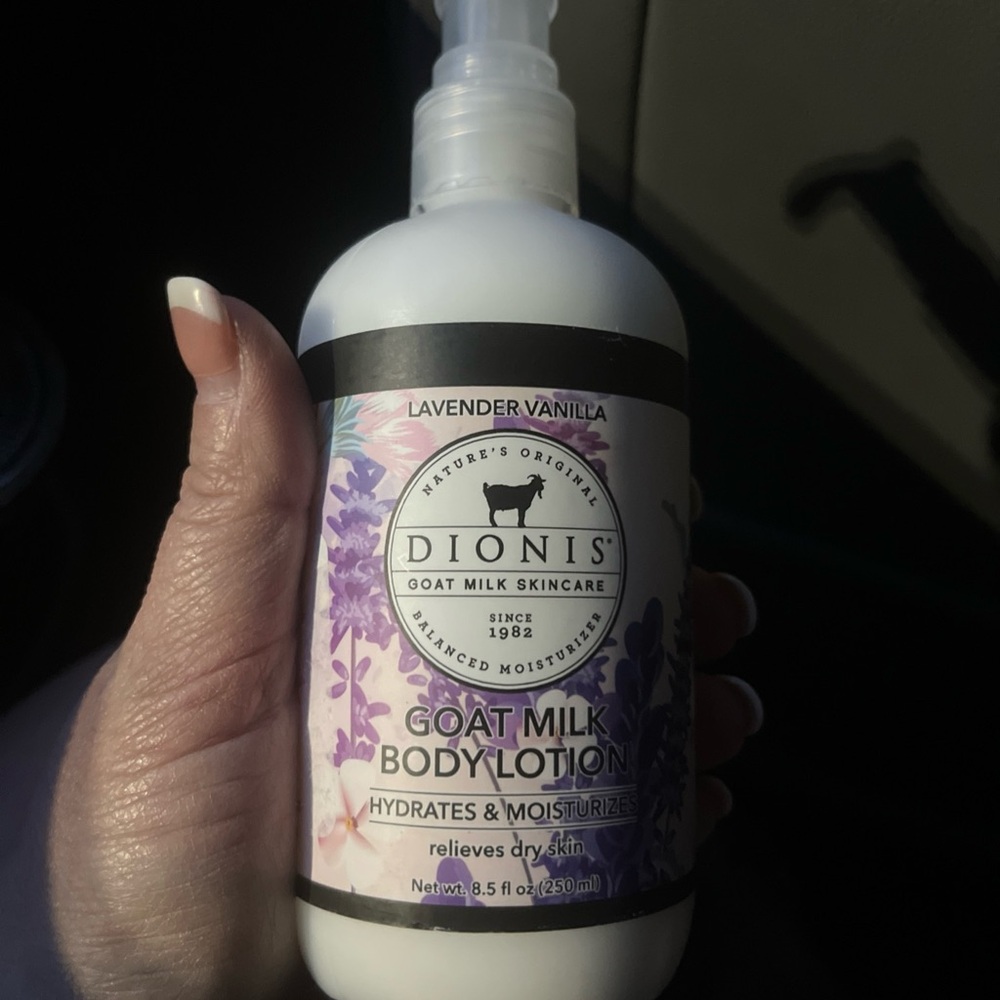 Purple and White Hand and Foot Care Cream